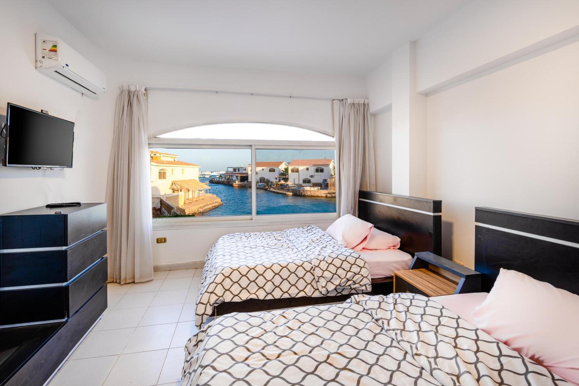 Aden Beach - Sea View Room With Beach Access In Villa Хургада Екстер'єр фото
